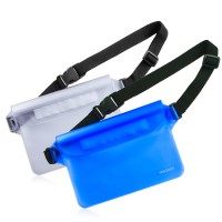 Waterproof Pouch 2 Pack with Waist Strap